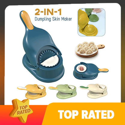 "2-in-1 Dumpling & Samosa Maker | Easy DIY Kitchen Tool for Perfect Dumplings, Samosas & Pastries – Fast & Effortless Cooking"